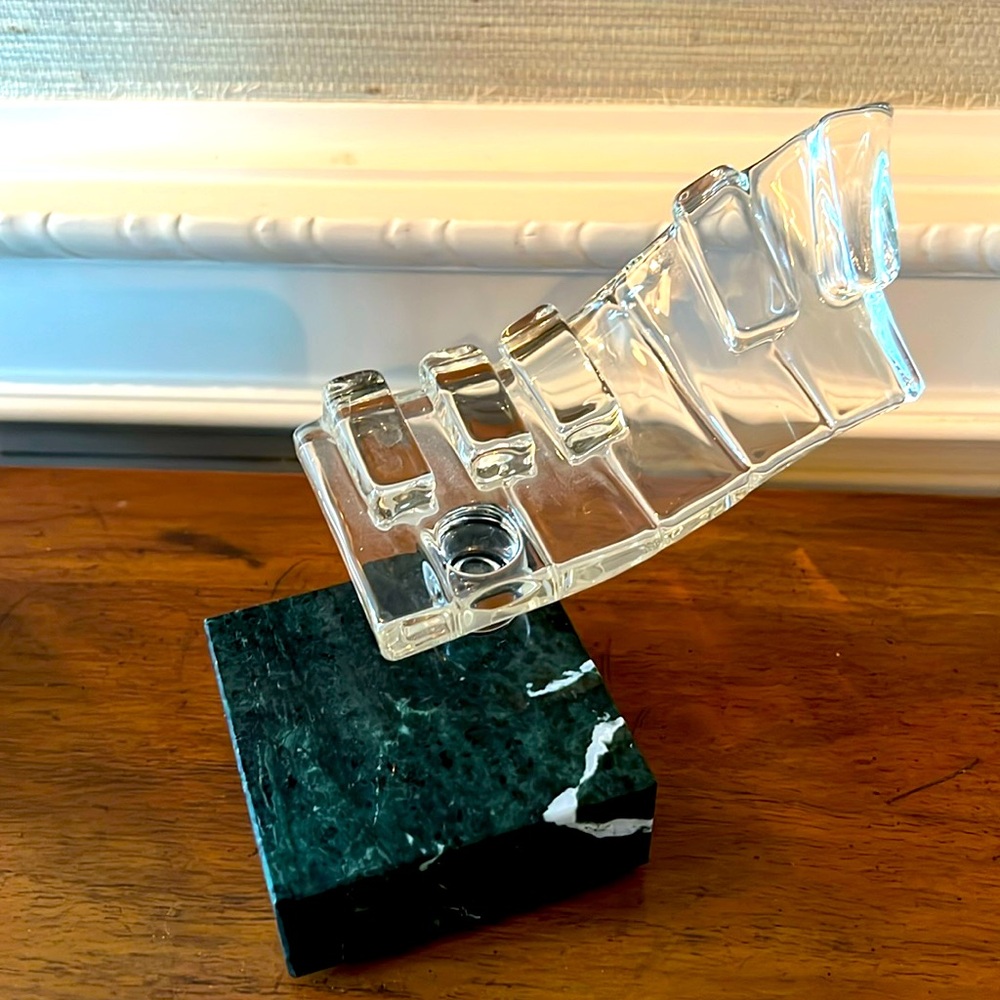 LILLIE Glassblowers of Atlanta Rare Handblown Piano Sculpture